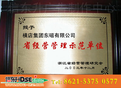 DSEBS003 奖牌(麻花铜面+红木底)