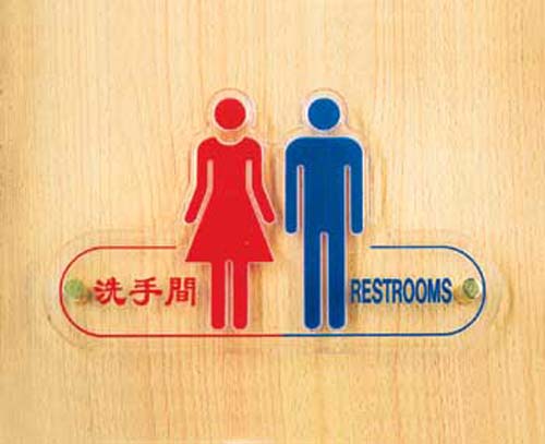DSEBS048 导向标识(有机雕刻+及时贴)