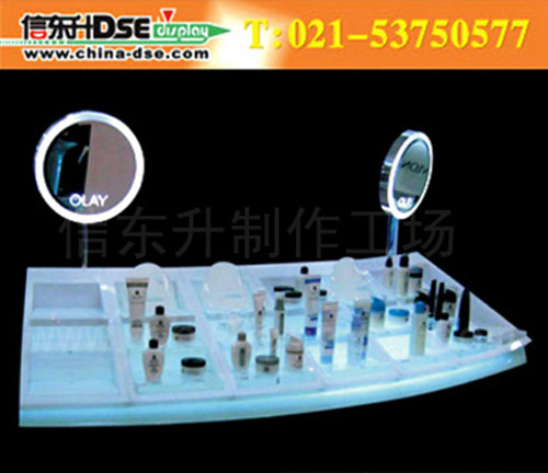 DSEYJZP010 化妆品展架(亚克力精料+不锈钢附料)